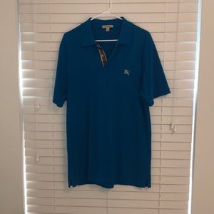 Blue Burberry Polo.
